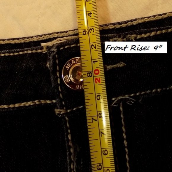 B.B. JEANS Woen's, Cut-off Shorts, Sz 15, Blue - Picture 11 of 14